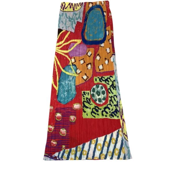ISSEY MIYAKE ♪♪ イッセイミヤケ PLEATS PLEASE 総柄 スカート SIZE 