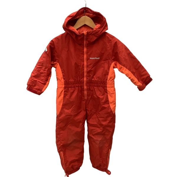 mont-bell スキーウェア レッド つなぎ　120 mont-bell ♪♪ mont・bell モンベル キッズ スノーウェア