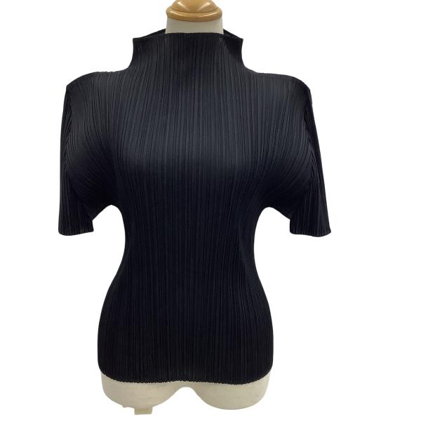 PLEATS PLEASE イッセイミヤケ 五分袖カットソー ISSEY MIYAKE