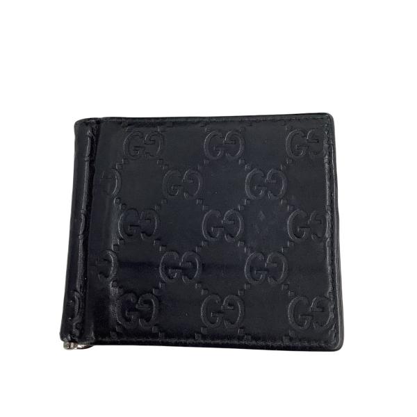 GUCCI（グッチ） 財布 マネークリップ ブラック やや傷や汚れあり
