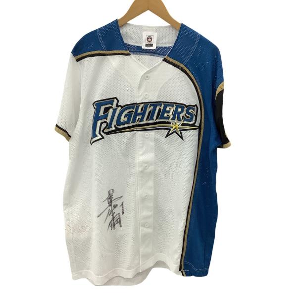 FIGHTERS 日本ハムファイターズ 公式ユニフォーム   陽岱鋼サイン入り SIZE L ホワイト FIGHTERS 日本ハムファイターズ 公式ユニフォーム 陽岱鋼サイン入り