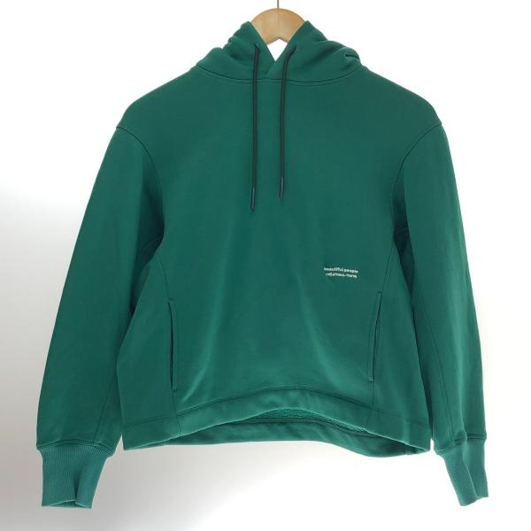□□beautiful people ビューティフルピープル ナイロンスウェットプルオーバー SIZE 34 1335310408 グリーン □□ beautiful people ビューティフルピープル ナイロンスウェット