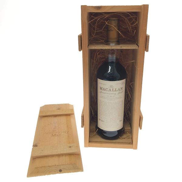 □□The MACALLAN マッカラン スコッチウイスキー 25年 アニバーサリーエディション 1824 700ml 43度 未開栓 楽天市場】ザ・マッカラン 25年 アニバーサリー43%700ml【赤箱