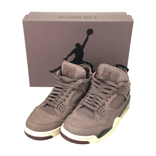 NIKE ナイキ スニーカー AIR JORDAN4 A MA MANIEREコラボ SIZE 27cm DV6773 220 ブラウン やや傷や汚れあり