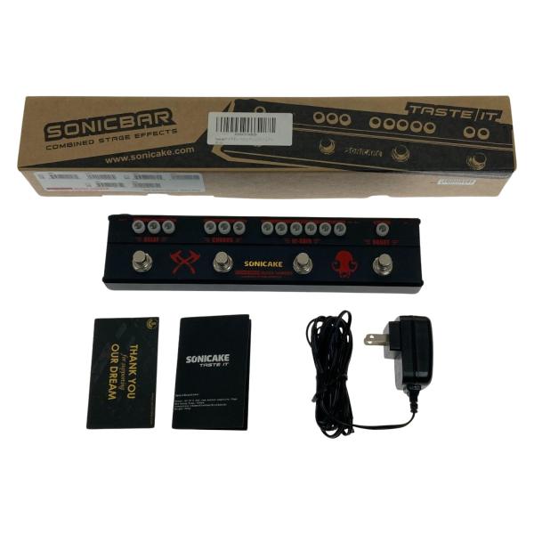 楽器 SONICAKE Black Hammer QCE-30 Sonicake Black Hammer Multi Effects Pedal for Heavy Metal.