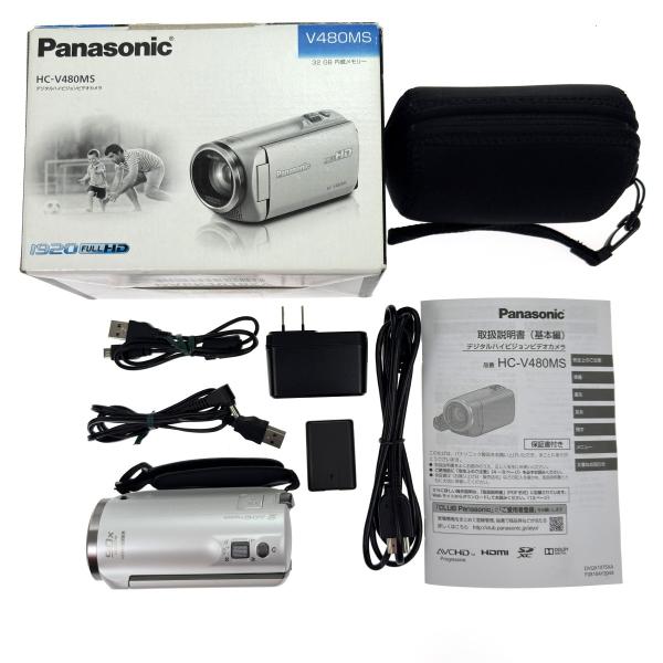 ​美品 パナソニック HC-V480MS デジタルビデオカメラ 動作確認済 Panasonic パナソニック デジタルハイビジョンビデオカメラ HC-V480MS
