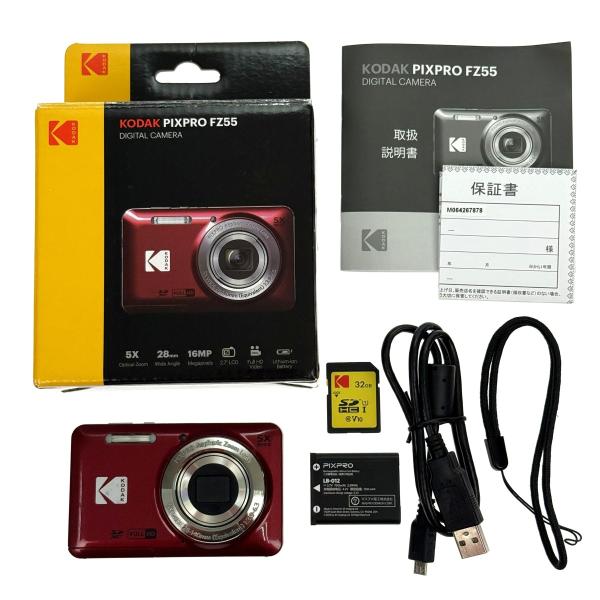 Kodak コダック PIXPRO FZ55 コンパクトデジタルカメラ 動作確認済み