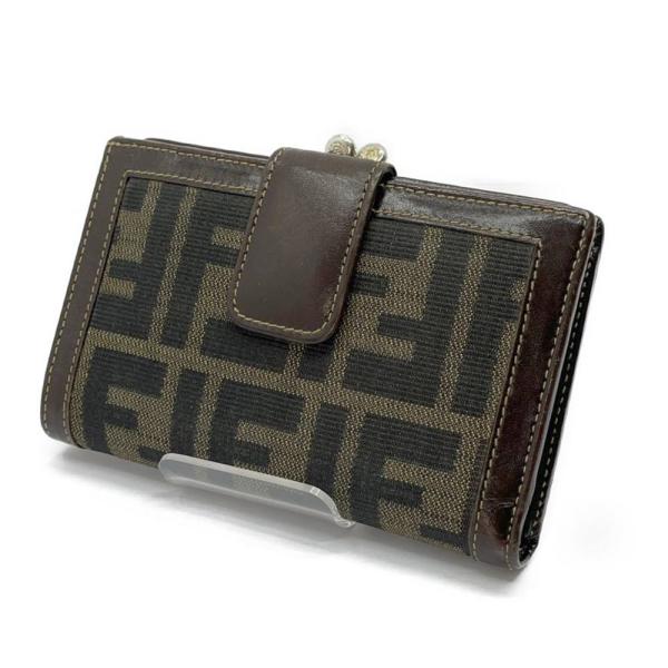 FENDI（フェンディ） ◇◇ 2つ財布 がま口財布 ズッカ T5687 やや傷や