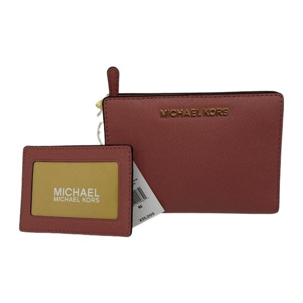 ☆新品タグ付き☆MICHAEL KORS コインケース ホワイト/ピンク マイケルコース MICHAEL KORS コインケース レディース JET SET