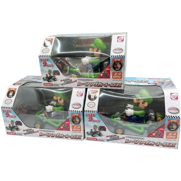 ◆◆KYOSHO EGG マリオカート レーシングカートR/C【ルイージ】×3セット ラジコン KYOSHO EGG マリオカート レーシングカートR/C【ルイージ】×3