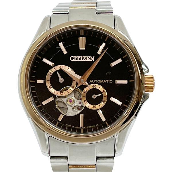 CITIZEN ◇◇ シチズン 腕時計 自動巻き ステンレススチール ブラック