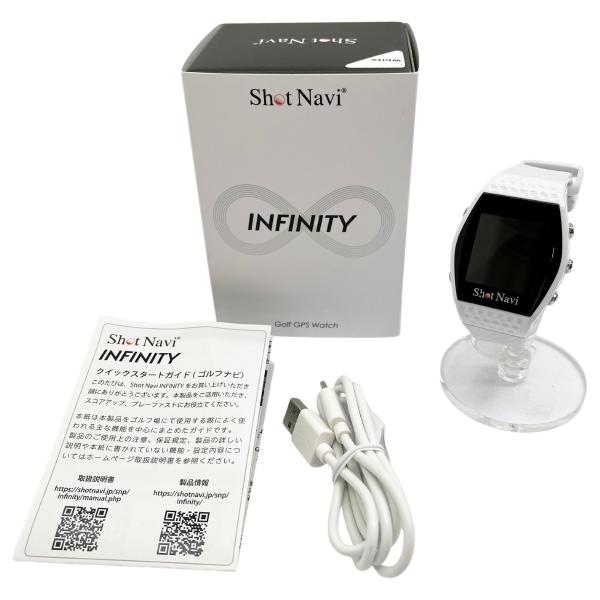 GPSゴルフナビ Infinity 距離計 ホワイト 目立った傷や汚れなし