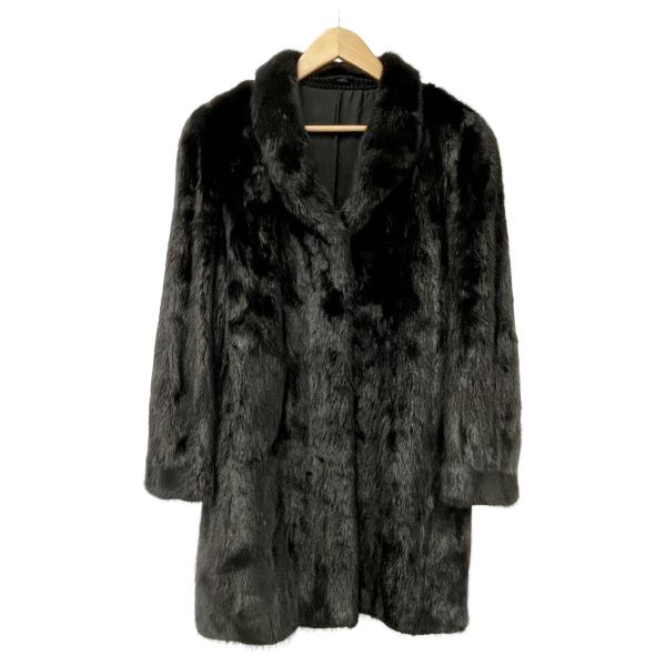 MEERMIN⭐️コードバン‼️ブラック⭐️破格‼️7サイズ⭐️定価150,000円 ◇◇ MG sable エムジーセーブル ミンクコート 毛皮コート 11号