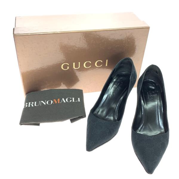 Gucci グッチ ブラック ハイヒールパンプス