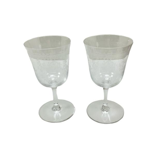 バカラ $$ Baccarat ラファイエットワイングラス 2P 外箱無し やや傷や  