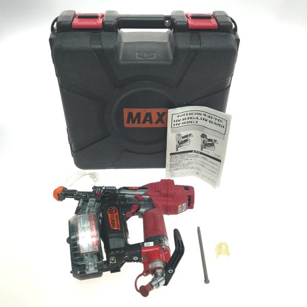MAX マックス ねじ打機 ターボドライバ HV-R41G4 レッド やや傷や汚れ