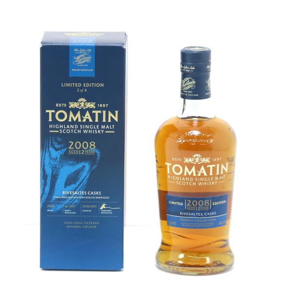 値下げTOMATIN 2008 12年 シングルモルトウイスキー 限定版 TOMATIN トマーチン ハイランドシングルモルト ウイスキー 12年