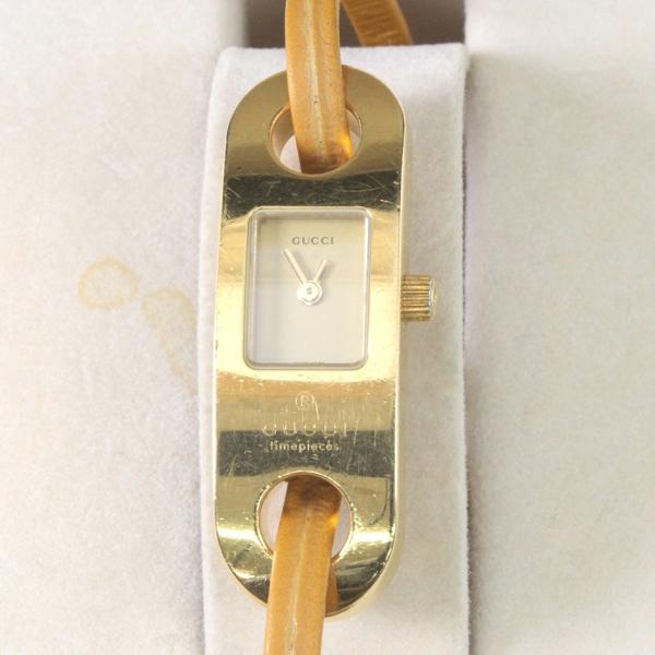 専用421 稼働GUCCI 時計　レディース　6100L 箱付き ブレスウォッチ