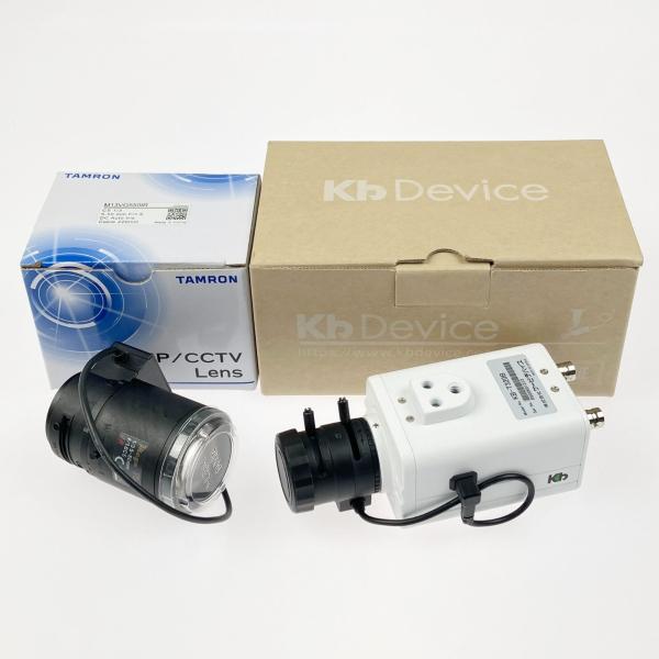 ▽▽KbDevice ワンケーブルカメラ TAMRONレンズ（M13VG550IR）付属 KB-7320B ▽▽ KbDevice ワンケーブルカメラ TAMRONレンズ（M13VG550IR）付属 KB