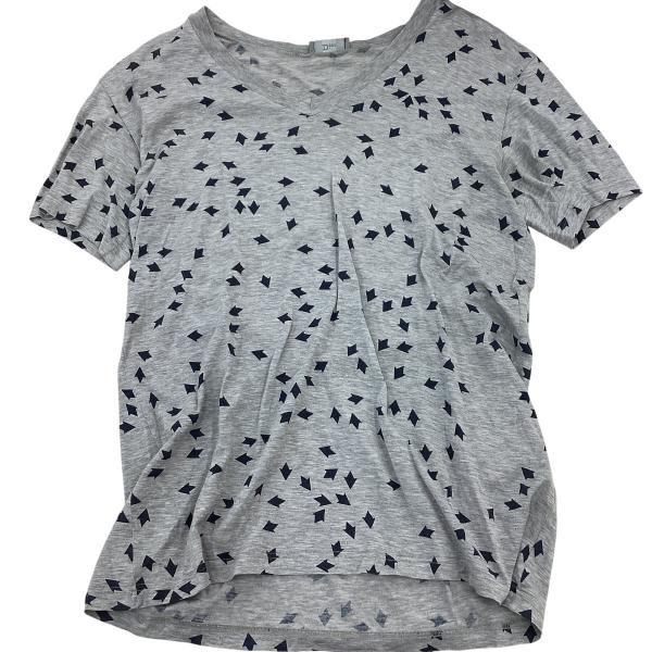 Christian Dior - Christian Dior クリスチャンディオール 半袖Ｔシャツ トップス Vネック 8E3363820107 サイズXL グレー レディース 美品 中古 48825 Christian Dior クリスチャンディオール メンズ Tシャツ SIZE XS