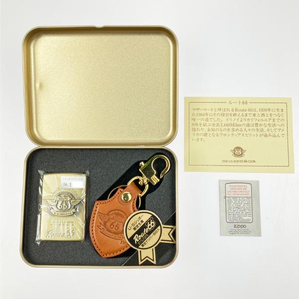 ZIPPO 限定品　刻印入りバングルセットNO.0007‼️ ▽▽ U.S ZIPPO Route66 限定生産 トリッキーバージョン 限定ナンバー