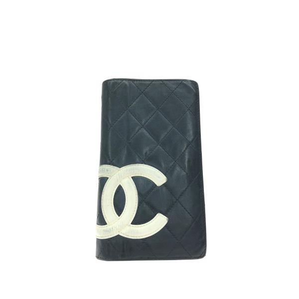 CHANEL（シャネル） ▽▽ レディース 二つ折り長財布 カンボンライン