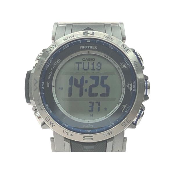 ▼▼CASIO カシオ メンズ 腕時計 電波ソーラー PRO TREK Climber Line クライマーライン チタン PRW-31YT bigban_1013103255818