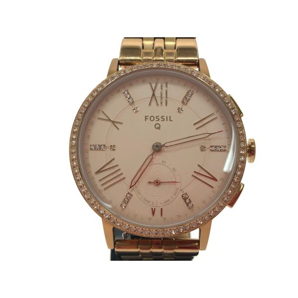 ▼▼FOSSIL フォッシル レディース クオーツ スマートウォッチ ビッグフェイス NDW2A  ピンクゴールド FOSSIL（フォッシル） ▽▽ レディース クオーツ スマートウォッチ