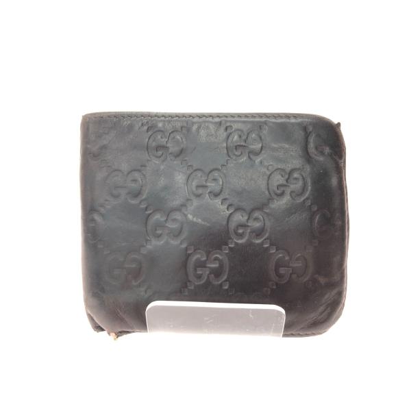 GUCCI（グッチ） ▽▽ メンズ 二つ折財布 グッチシマ レザー 146223