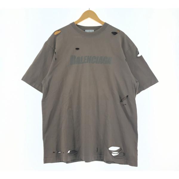 BALENCIAGA（バレンシアガ） ▽▽ DESTROYED FLATGROUND Tシャツ