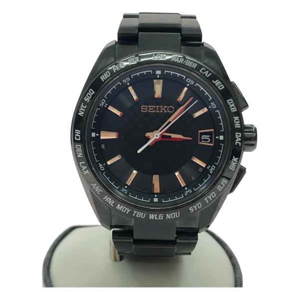 【極美品/稼働】セイコー ブライツ ソーラー 腕時計 デイト 7B27-0AE0 SEIKO（セイコー） ▽▽ メンズ腕時計 電波ソーラー BRIGHTZ ブライツ