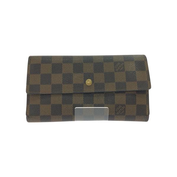 LOUIS VUITTON（ルイ・ヴィトン） 三つ折り長財布 ダミエ