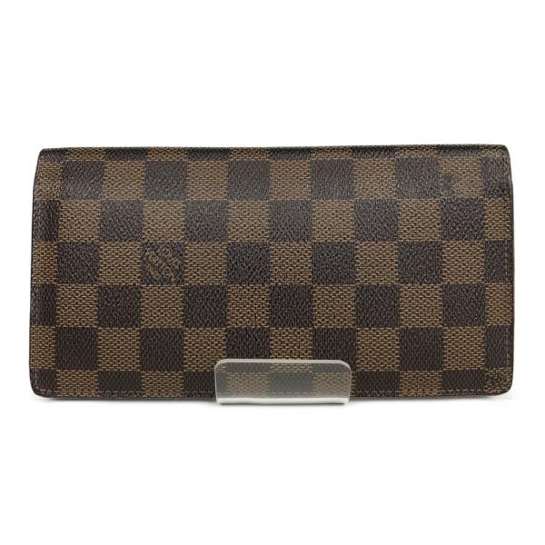 ルイヴィトン ダミエ ポルトフォイユ ブラザ 二つ折り 長財布 N60017 LOUIS VUITTON（ルイ・ヴィトン） ダミエ ポルトフォイユ・ブラザ 二