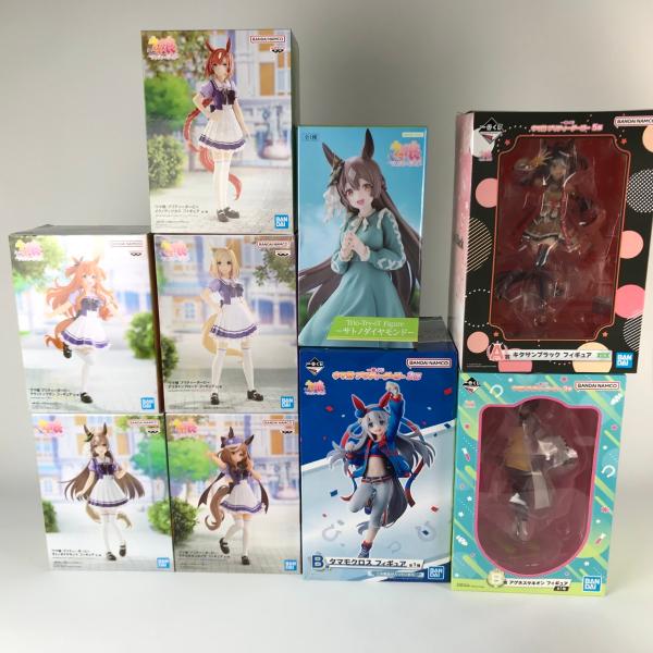 ■■ ウマ娘 プリティーダービー フィギュア9点 1番くじA賞B賞 キタサンブラック サトノダイヤモンド タマモクロス 未開封 □□ ウマ娘 プリティーダービー フィギュア9点 1番くじA賞B賞