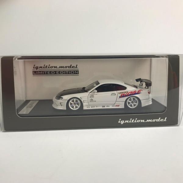 イグニッションモデル 1/43 日産 シルビア S15 ホワイト イグニッションモデル 1/43 VERTEX S15 シルビア White With Engine