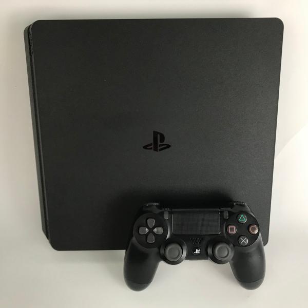 ■■ SONY ソニー Playstasion4 本体・コントローラ CUH-2000B ジェットブラック アダプター欠品 やや傷や汚れあり