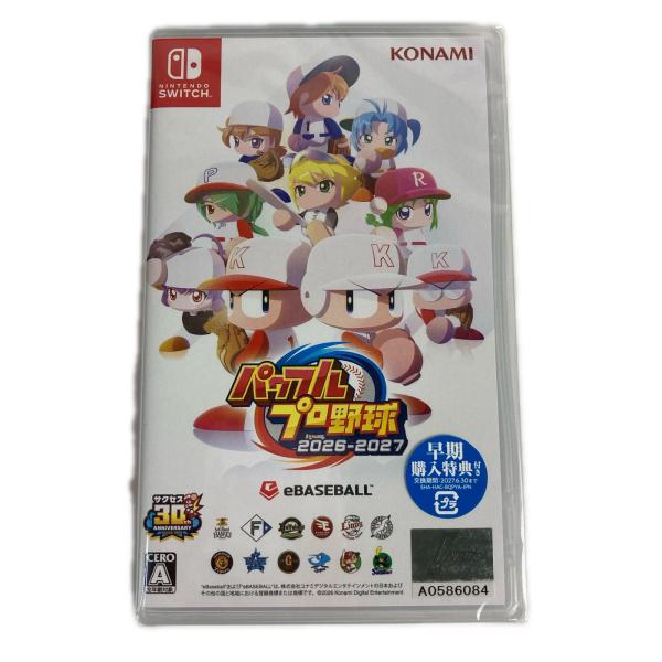 KONAMI Nintendo Switchソフト パワフルプロ野球 2026-2027 早期購入