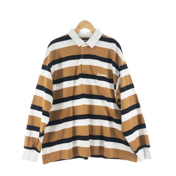 X-LARGE エクストララージ メンズ シャツ ラガーシャツ サイズL ブラウン×ブラック×ホワイト