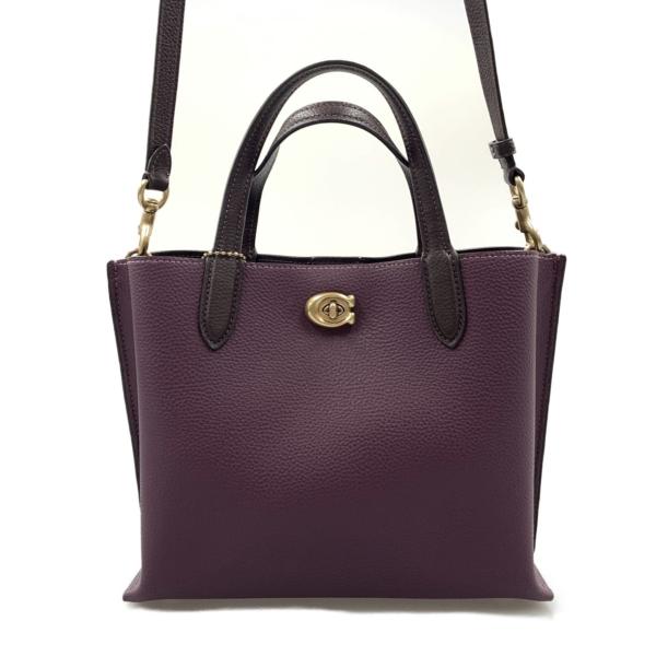 COACH（コーチ） 〇〇 ウィロウ トート 24 カラーブロック 2WAY トート