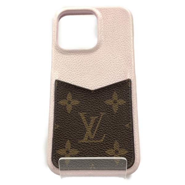 LOUIS VUITTON 〇〇 ルイヴィトン モノグラム IPHONE バンパー 13 PRO  