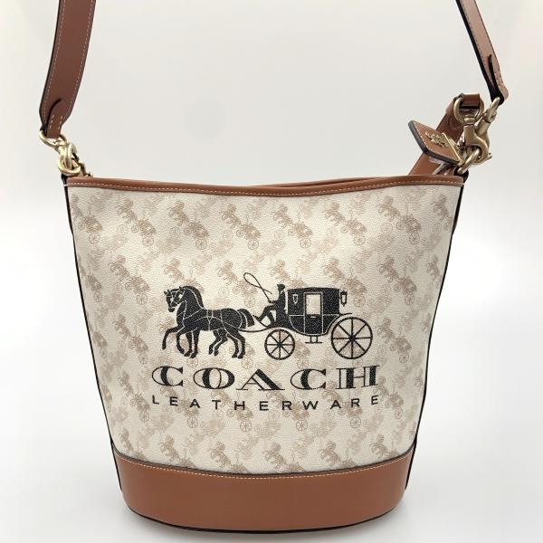COACH ダコタ バケットバッグ ホース&キャリッジ プリント2WAY 希少 bigban_1016003298138