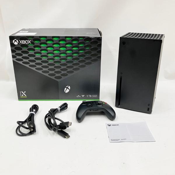 〇〇 Microsoft マイクロソフト Xbox series X ゲーム機 本体 RRT-00015 やや傷や汚れあり
