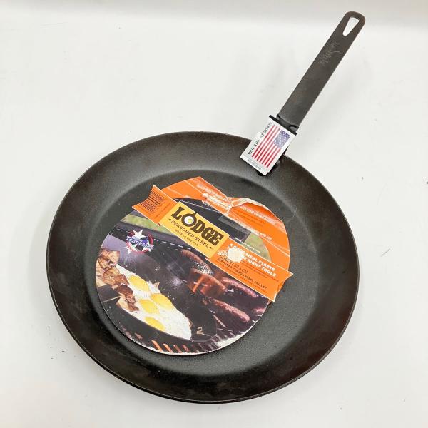 〇〇LODGE ロッジ シーズンスチール スキレット 12インチ アウトドア BBQ用品 CRS12 未使用品 〇〇 LODGE ロッジ シーズンスチール スキレット 12インチ