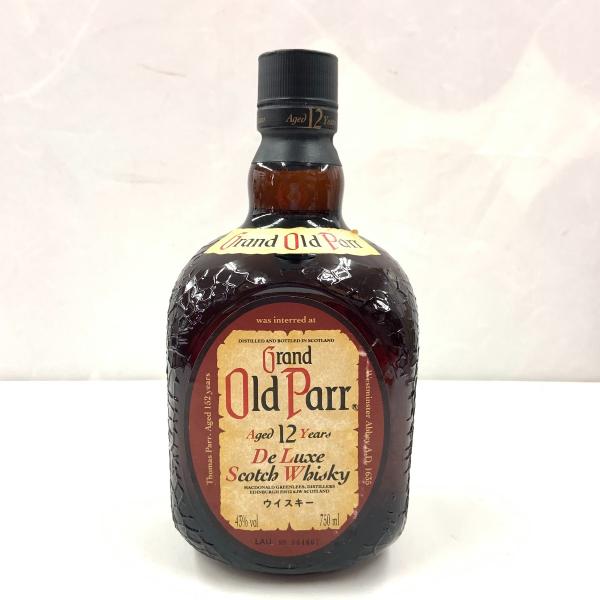 〇〇Grand Old Parr グランド オールドパー 12年 デラックス 750ml 43% ウィスキー 未開栓 〇〇 Grand Old Parr グランド オールドパー 12年 デラックス