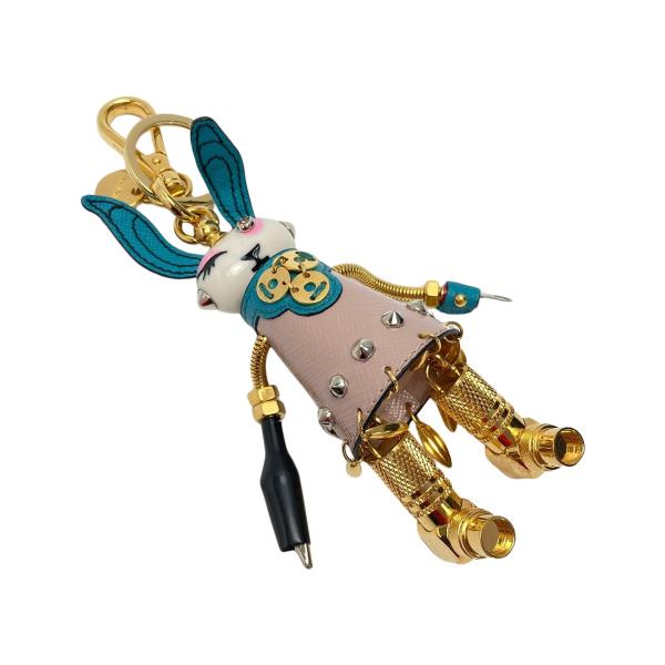 PRADA プラダ トリック ロボット ローラ キーリング 1TR043 PRADA プラダ トリック ロボット ローラ キーリング 1TR043