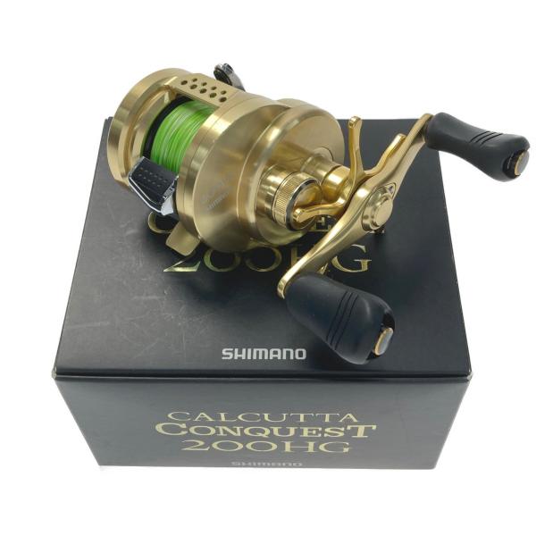 SHIMANO シマノ 15 カルカッタコンクエスト 200HG ベイトリール 箱付き