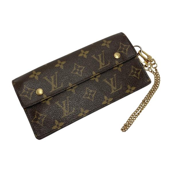 ルイヴィトン チェーンウォレット ポルトフォイユアコルディオン チェーン付長財布 楽天市場】美品 LOUIS VUITTON ルイヴィトン ダミエ・グラ