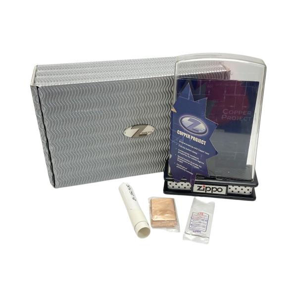 ZIPPO ジッポー ライター 2002年製 ソリッドカッパー Zシリーズ 限定品
