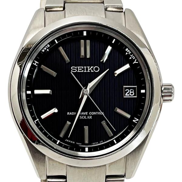 SEIKO（セイコー） ブライツ SAGZ083 シルバー×ブラック 電波ソーラー
