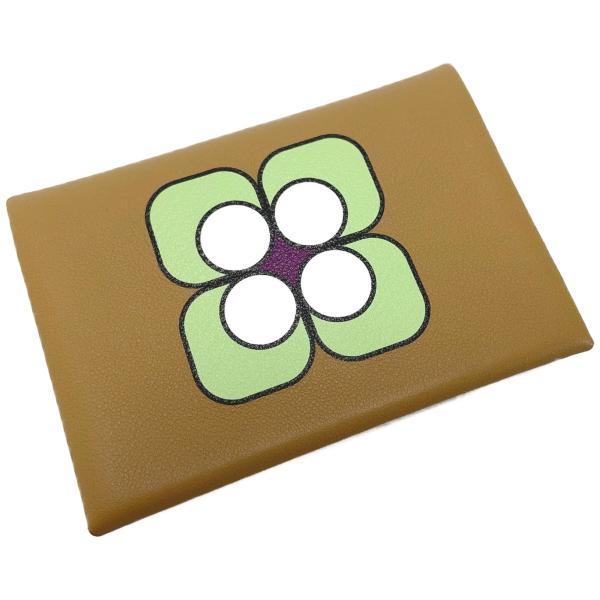 ☆☆HERMES エルメス カルヴィ デュオ インプリメ U刻印 カードケース ケース ビスキュイ スイフト 箱有 HERMES（エルメス） カルヴィ デュオ インプリメ U刻印 カードケース